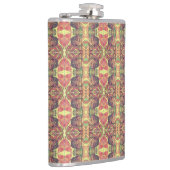 Rood en zwart patroon heupfles (Rechts)