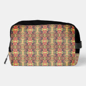 Rood en zwart patroon toilettasje (Achterkant)