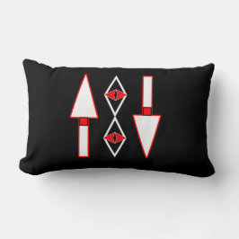 Rood en zwart patroon, Trend-inspiratie Kussen