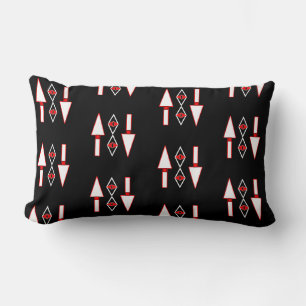 Rood en zwart patroon, Trend-inspiratie Kussen