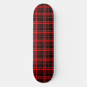 Rood en zwart persoonlijk skateboard (Voorkant)