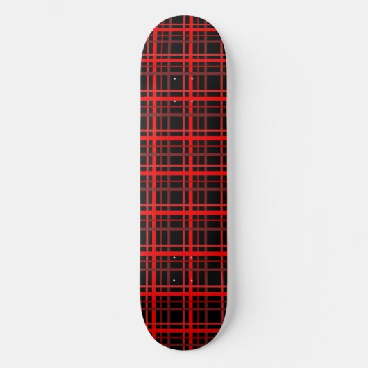 Rood en zwart persoonlijk skateboard (Voorkant)