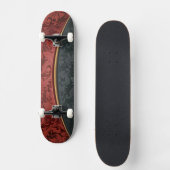 rood en zwart persoonlijk skateboard (Voorkant)