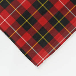 Rood en zwart Plaid O'Connell Tartan Fleece Deken
