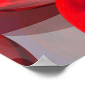 Rood en zwart poster (Hoek)