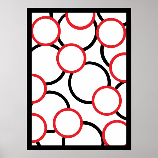 Rood en zwart poster (Voorkant)