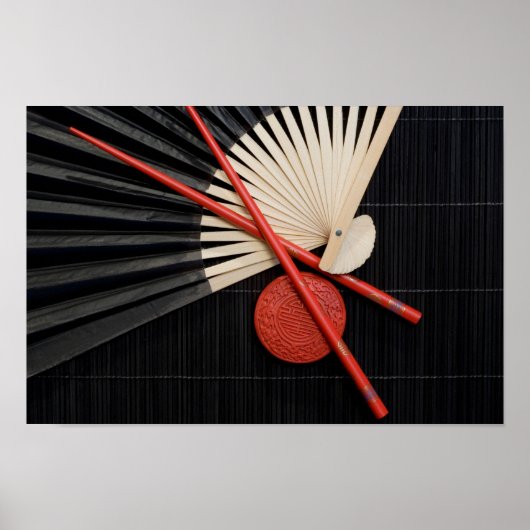 Rood en zwart poster (Voorkant)
