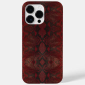 Rood en Zwart Python Print Case-Mate iPhone Case (Achterkant)