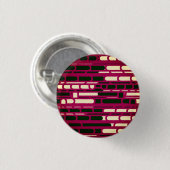 Rood en zwart ronde button 3,2 cm (Voorkant /achterkant)