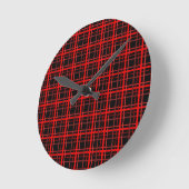 Rood en zwart ronde klok (Hoek)