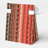 Rood en zwart schoorsteenpatroon bedankdoosjes (Achterkant)