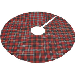 Rood en zwart Schots tartan geruit Kerstboom Rok