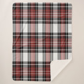 Rood en zwart sherpa deken (Voorkant)