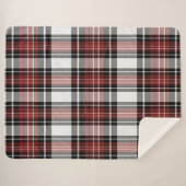 Rood en zwart sherpa deken (Voorkant (horizontaal))