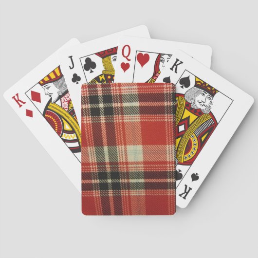 Rood en zwart speelkaarten (Achterkant)