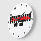 Rood- en zwart-stopzetapparaat grote klok (Hoek)