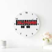 Rood- en zwart-stopzetapparaat grote klok (Huis)