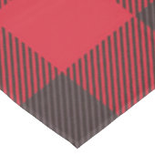 Rood en zwart tafelkleed (Gekanteld)