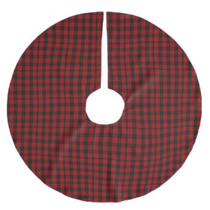 Rood en zwart Tartan Kerstboom Rok