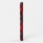 Rood en zwart Tartan Plaid Case-Mate iPhone Case (Achterkant/rechts)