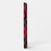 Rood en zwart Tartan Plaid Case-Mate iPhone Case (Achterkant/links)