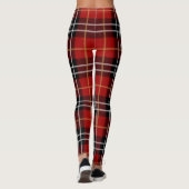Rood en zwart Tartan Pset Leggings (Achterkant)