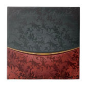  rood en zwart tegeltje (Voorkant)