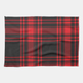 Rood en zwart theedoek (Horizontaal)