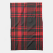 Rood en zwart theedoek (Verticaal)