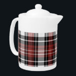 Rood en zwart theepot<br><div class="desc">Diepe rode en zwarte vlecht.</div>