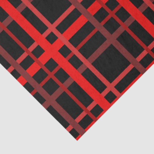 Rood en zwart tissuepapier (Detail)