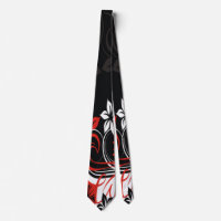 Rood en zwart Tribal Print