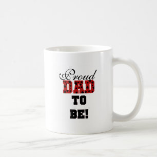 Rood en Zwart Trots Papa om Tshirts en Geschenken Koffiemok