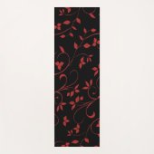 Rood en zwart, verdovend yogamat (Voorkant)