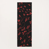 Rood en zwart, verdovend yogamat (Achterkant)