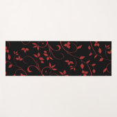 Rood en zwart, verdovend yogamat (Voorkant (horizontaal))