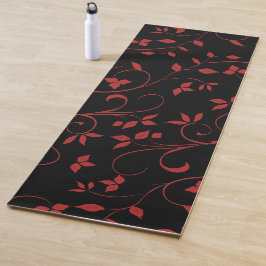 Rood en zwart, verdovend yogamat