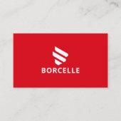 Rood en zwart visitekaartje (Voorkant)