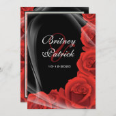 Rood en zwart weduwschap kaart (Voorkant / Achterkant)