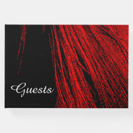 Rood- en zwart-witboek gastenboek