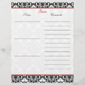 Rood- en zwart-witboek van Linen Guest (Voorkant)