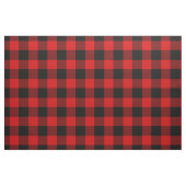 Rood en Zwart XL Buffel Check geruite Tartan Stof (Fat Quarter)