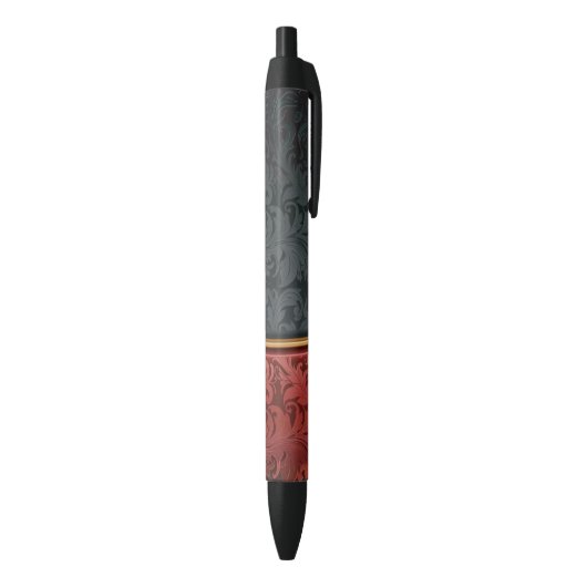rood en zwart zwarte inkt pen (Achterkant (Verticaal))