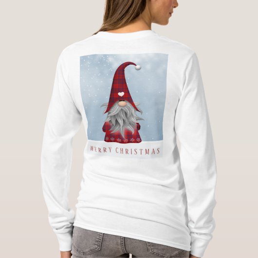 Rood- en zwarte buffelkoepel t-shirt (Achterkant)