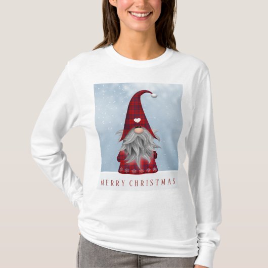 Rood- en zwarte buffelkoepel t-shirt (Voorkant)