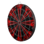Rood- en Zwarte Dart Board Dartbord (Voorkant Rechts)