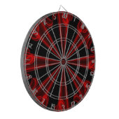 Rood- en Zwarte Dart Board Dartbord (Voorkant Links)