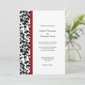 Rood- en zwarte-donkerweddenschappen kaart (Staand voorkant)