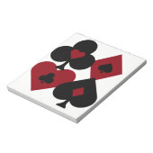 Rood- en zwarte dopjes voor schijfjes notitieblok (Linkerzijde)