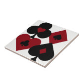 Rood- en zwarte dopjes voor schijfjes tegeltje (Zijkant)